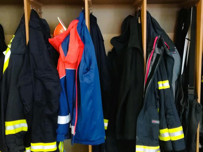 Uniformspind der Freiwilligen Feuerwehr